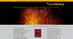 Desktop Screenshot of postfactory.de
