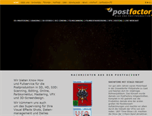 Tablet Screenshot of postfactory.de